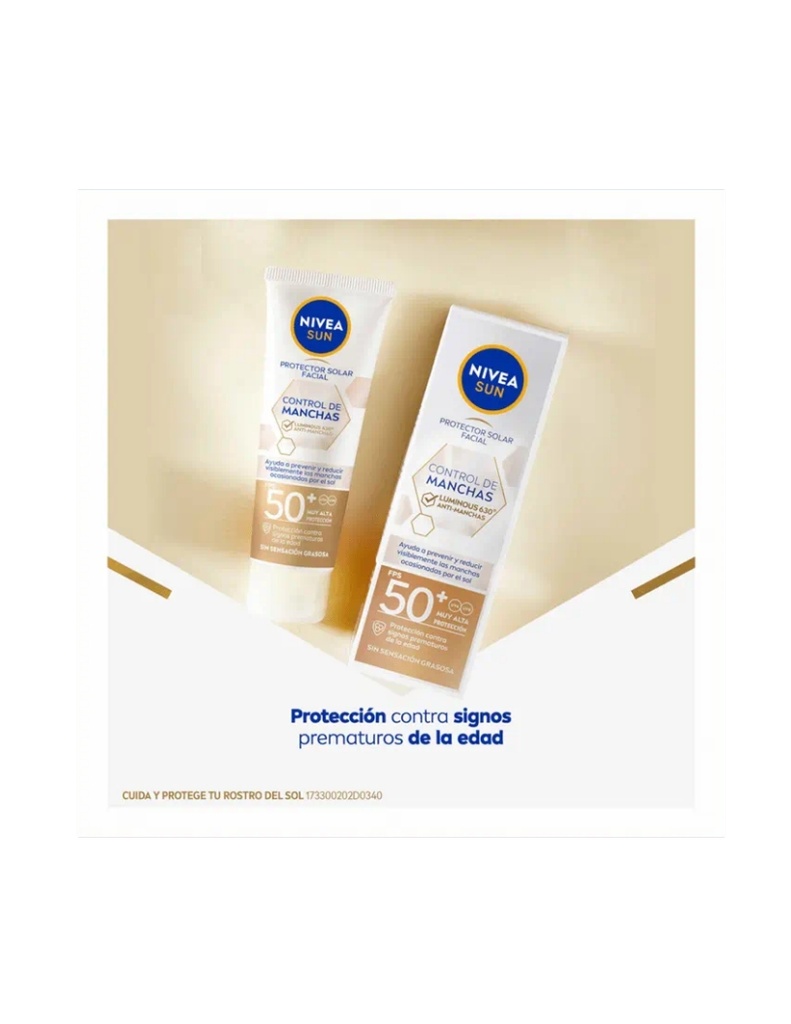 Nivea Control Manchas Luminous 630 Protector Solar Fps50+