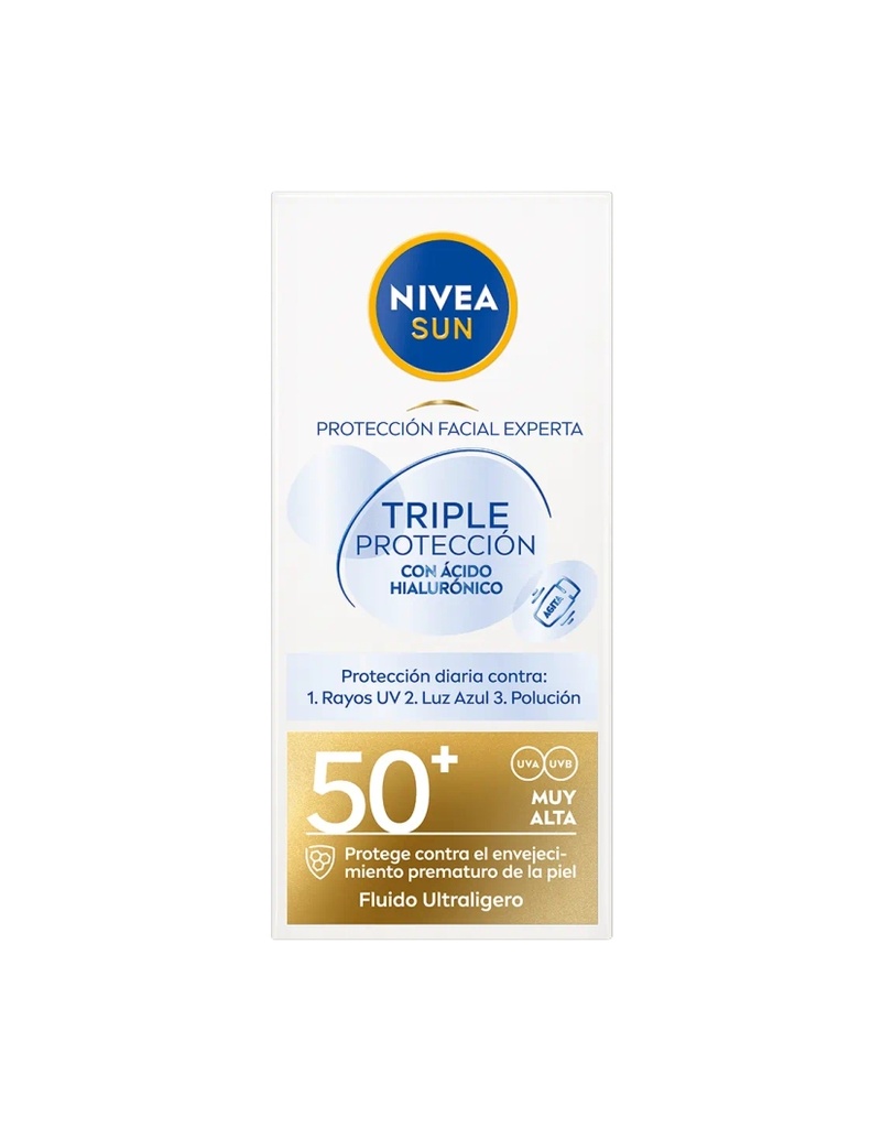 Nivea Protector Solar Facial Invisible Daily Fluid Fps50+