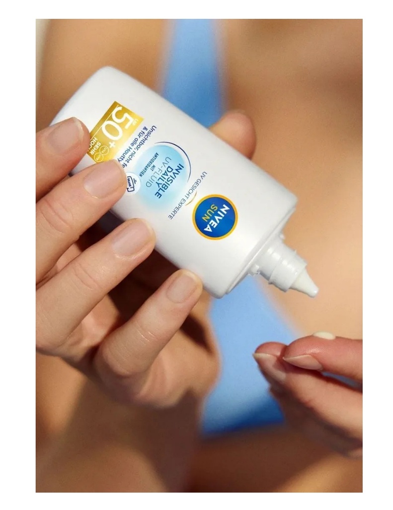Nivea Protector Solar Facial Invisible Daily Fluid Fps50+